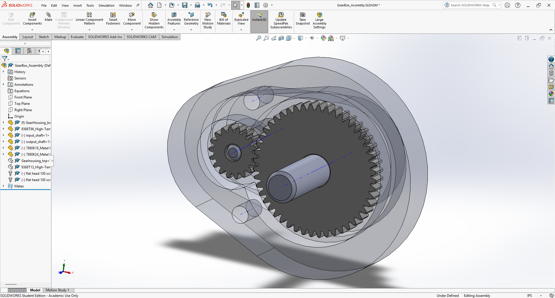 Gears Assembly